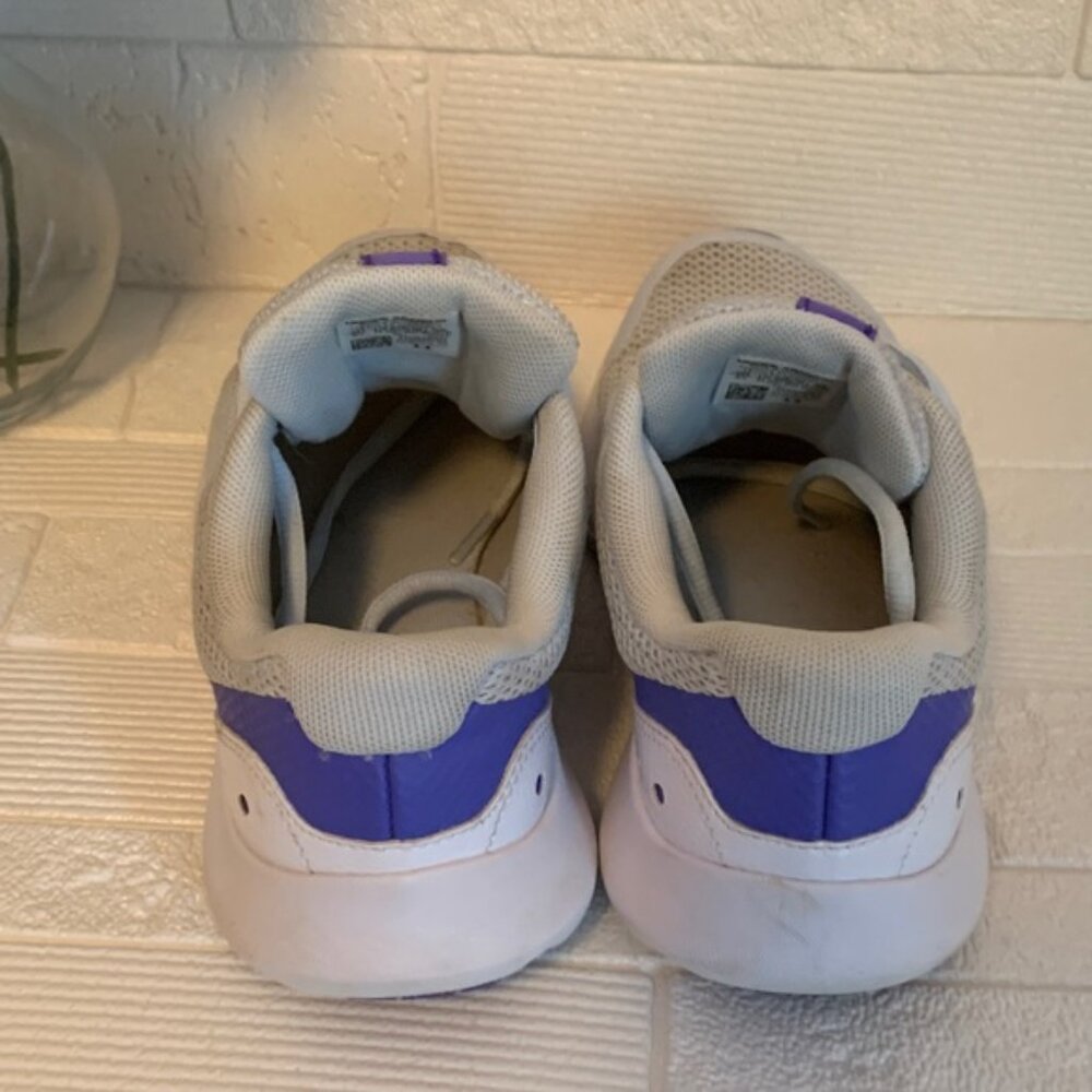 Under Armour Light Gray and Purple Athletic Shoes - Picture 6 of 8